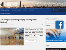 Tablet Screenshot of biskupice.zabrze.pl