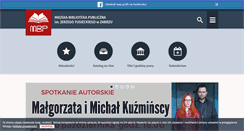 Desktop Screenshot of biblioteka.zabrze.pl